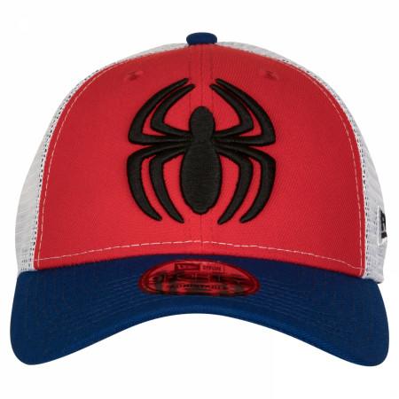 Spider-Man Logo New Era 9Forty Adjustable Trucker Hat